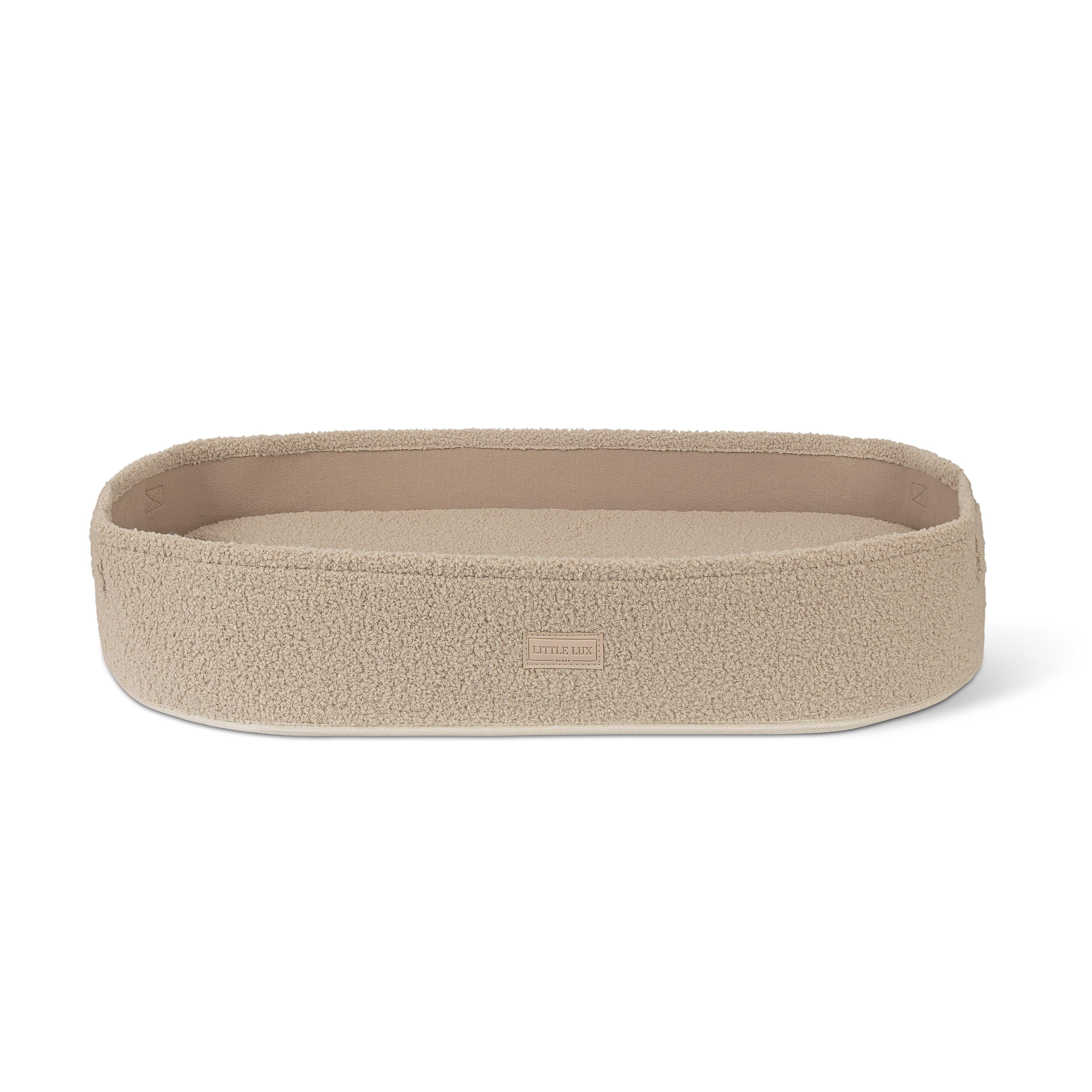 Little Lux Sleep 2-in-1 Baby Nest and Change Pod - Beige Teddy
