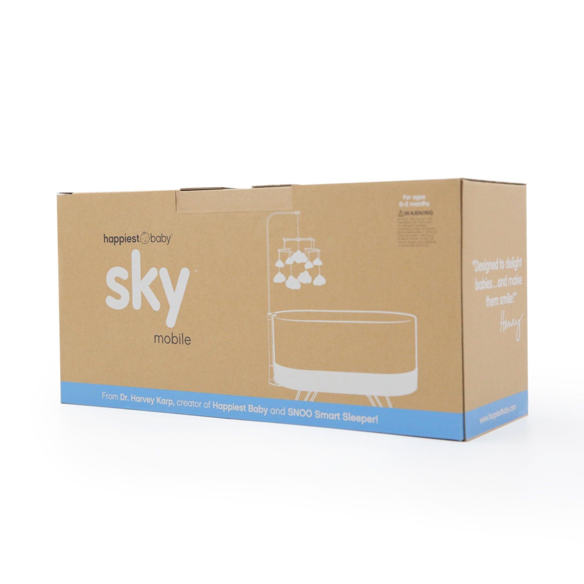 Sky Mobile for SNOO Smart Sleeper: Gentle Clouds & Stars Baby Crib Mobile
