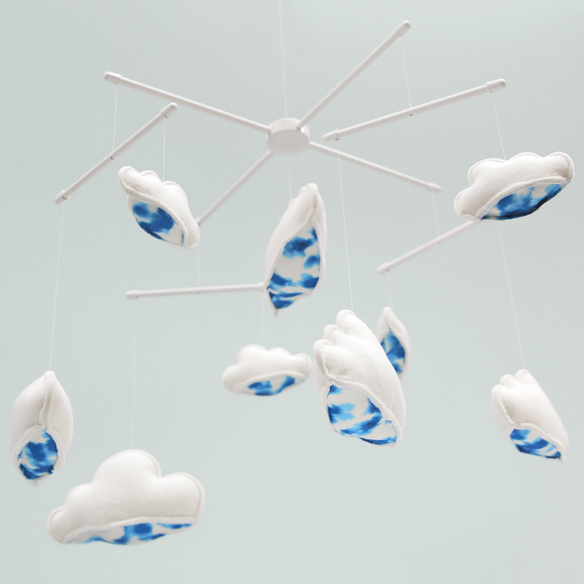 Sky Mobile for SNOO Smart Sleeper: Gentle Clouds & Stars Baby Crib Mobile