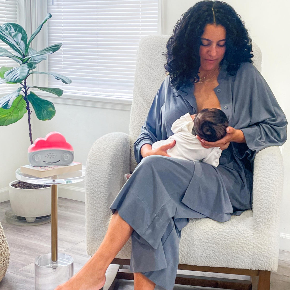 Smart baby soother designed to provide comfort and soothe infants effectively with advanced features.