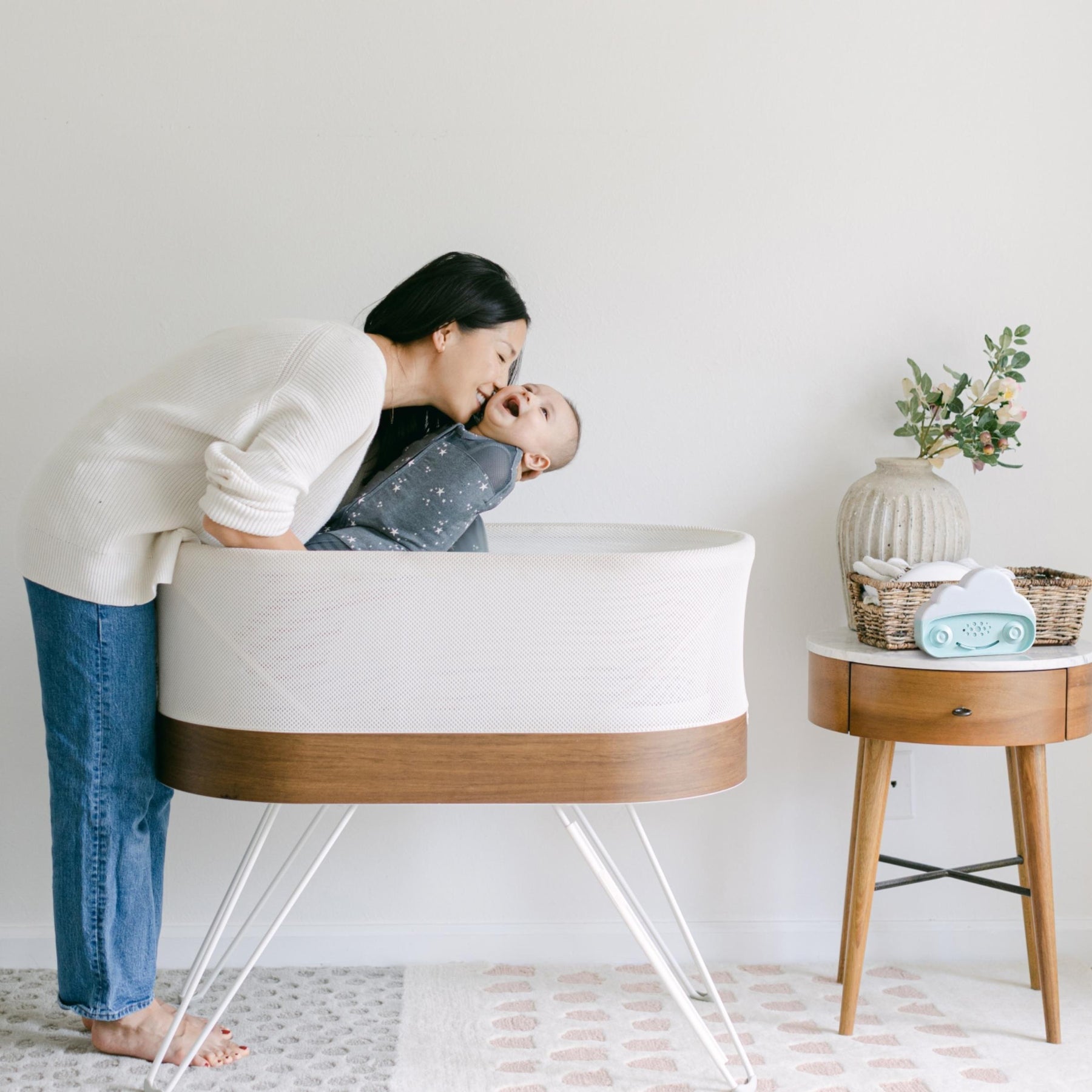 Smart baby soother designed to provide comfort and soothe infants effectively with advanced features.