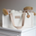 Little Lux Sleep Nappy Caddy - Ivory Corduroy