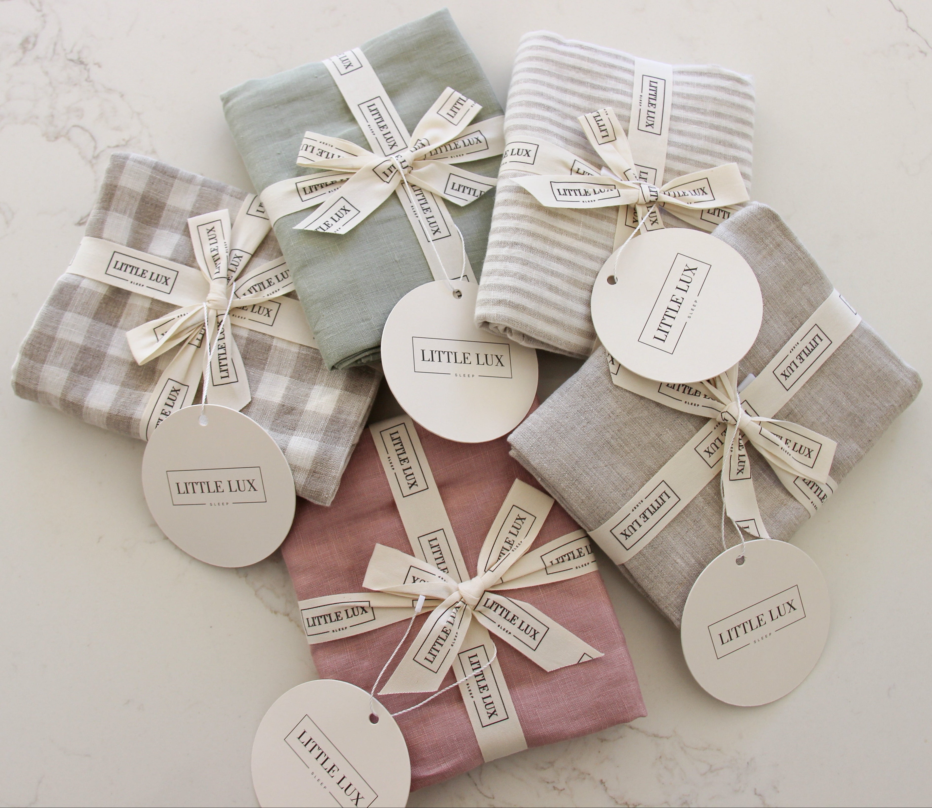 Lounger Cover - Linen Check