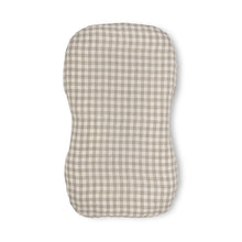 Little Lux Sleep Baby Lounger - Linen Check.