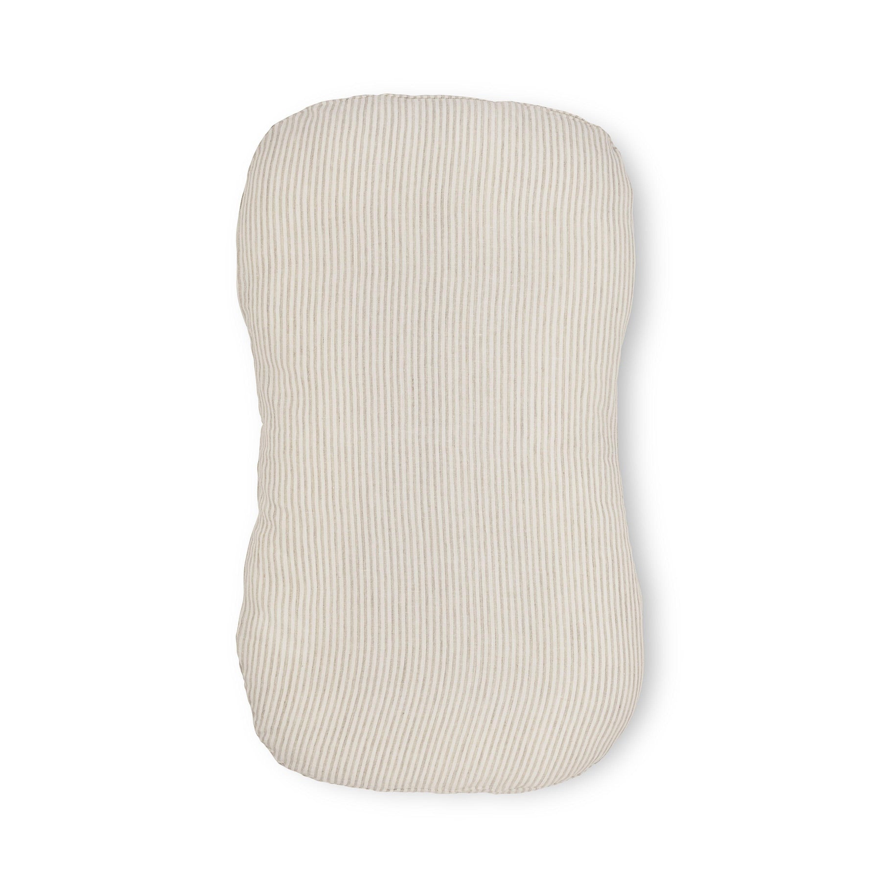 Little Lux Sleep Baby Lounger - Oat Stripe.