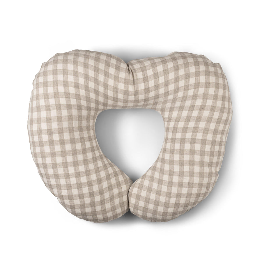 Little Lux Sleep Nursing Pillow - Linen Check.