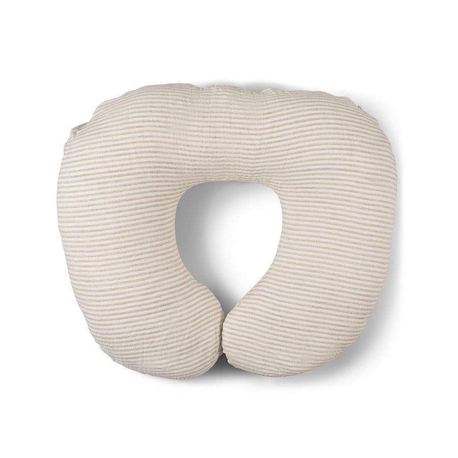 Little Lux Sleep Nursing Pillow - Oat Stripe.