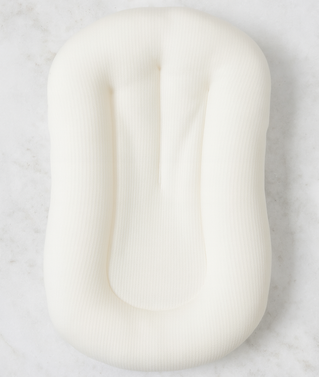 Little Lux Sleep Baby Lounger, white with no cover