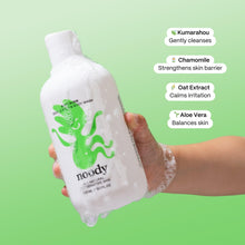 Soft Suds Gentle Bath Wash providing a soothing and refreshing cleansing experience for sensitive skin