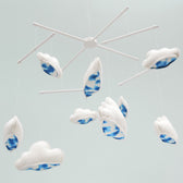 Sky Mobile for SNOO Smart Sleeper: Gentle Clouds & Stars Baby Crib Mobile