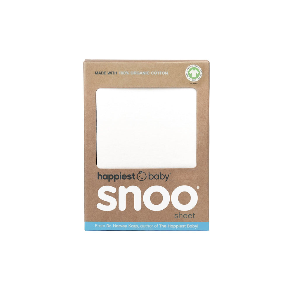 100% Organic Cotton SNOO Baby Bassinet Fitted Sheet - Ivory